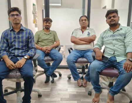 Navisworks BIM course students group photo at Nemi Designing Center, Ahmedabad.