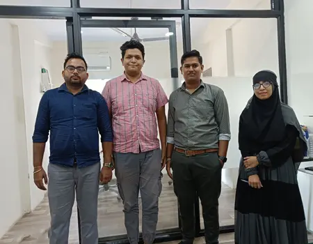 Revit Architecture training students group at Nemi Designing Center, Ahmedabad.